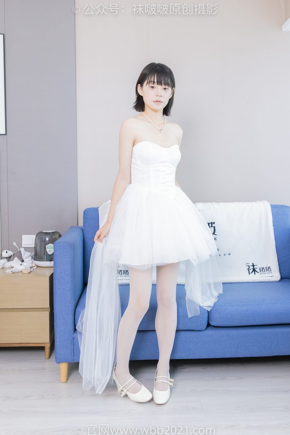 袜啵啵443期花絮版：糯米-高跟鞋、白丝（脚尖加固款）、裸足 [140P/1V/6.32G]插图6