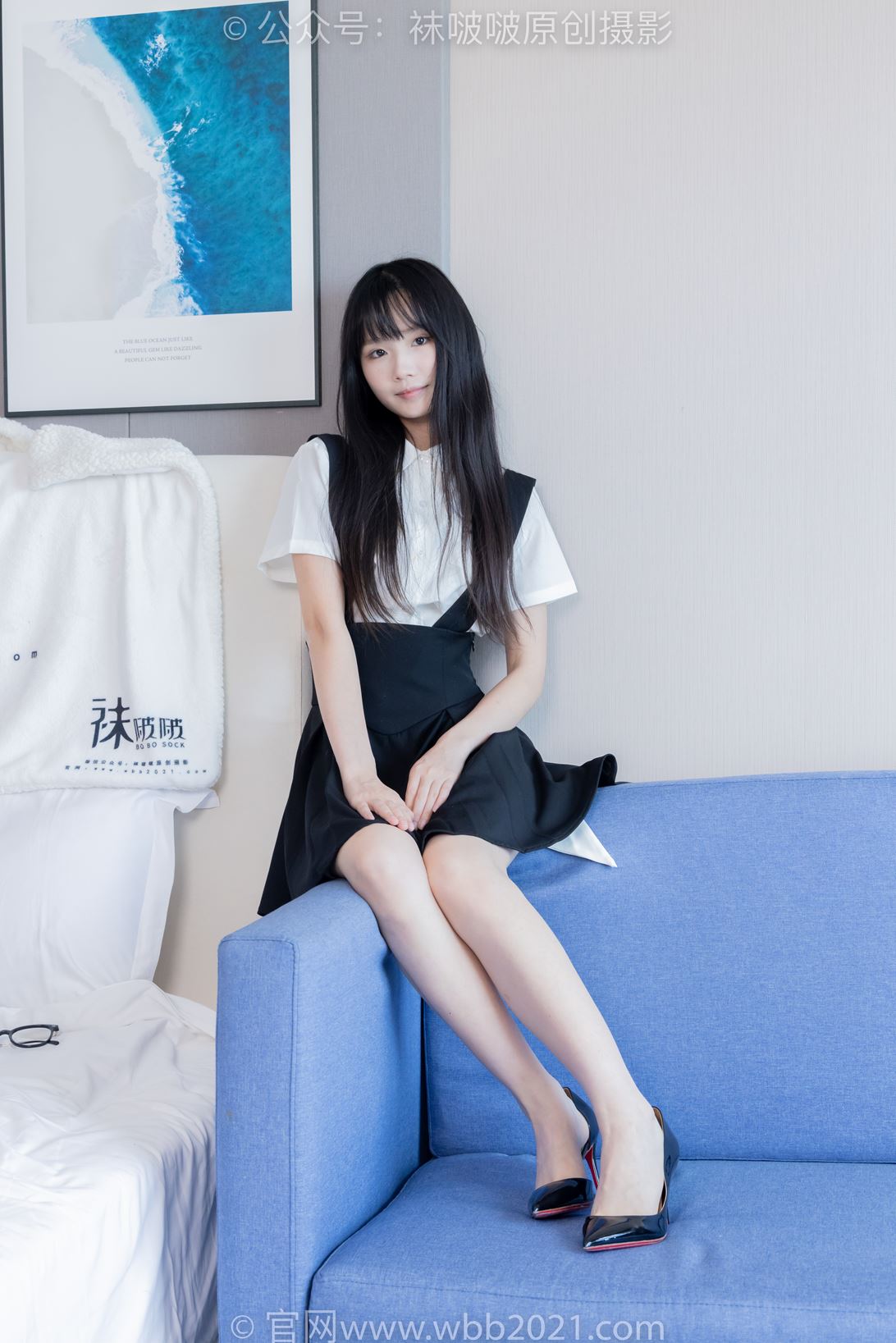 袜啵啵444期花絮：甜甜圈-两双高跟鞋、凉鞋、肉丝（脚尖加固款）、裸足 [185P/1V/6.75G]插图4