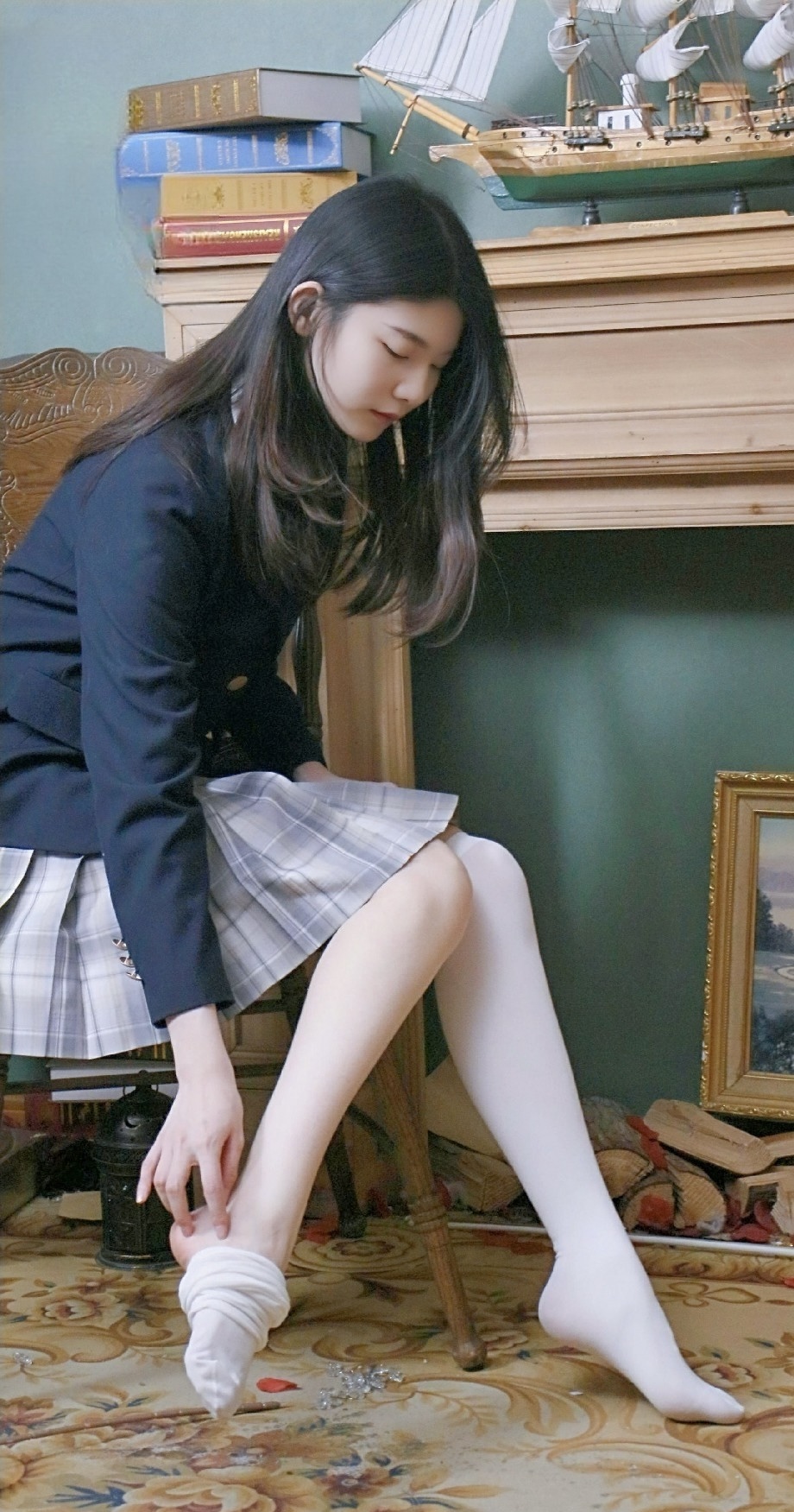 织梦映像 JK白丝[200P/1V/2.16G]插图1