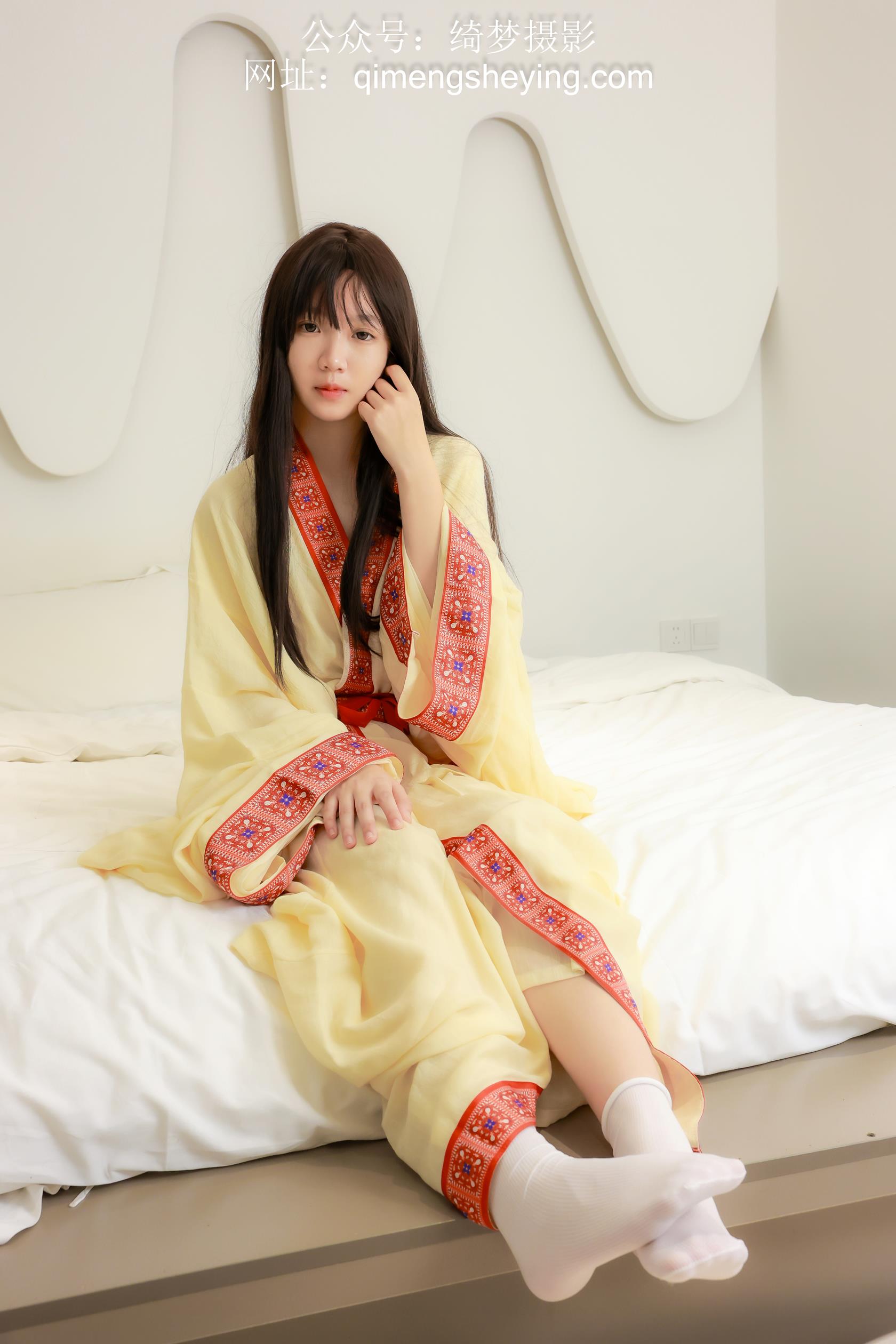 绮梦061期汉服白袜带花絮视频 [163P/1V/7.92G]插图5