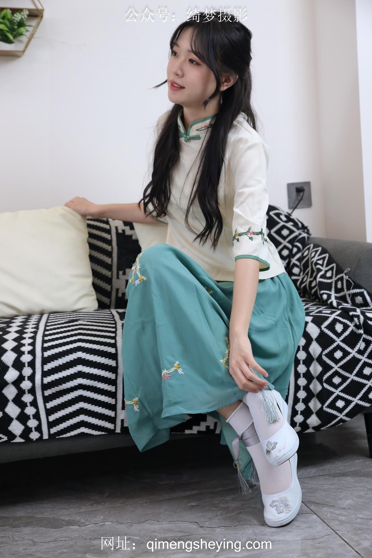 绮梦085期汉服小白袜 160P/1V/4.87G]插图2