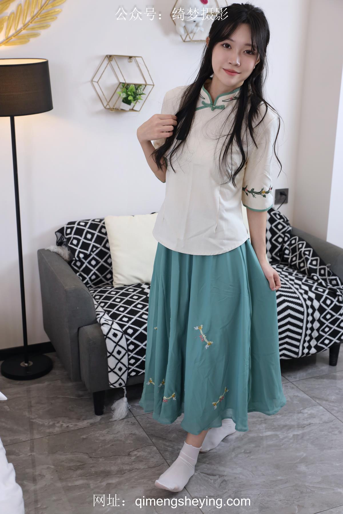 绮梦085期汉服小白袜 160P/1V/4.87G]插图6