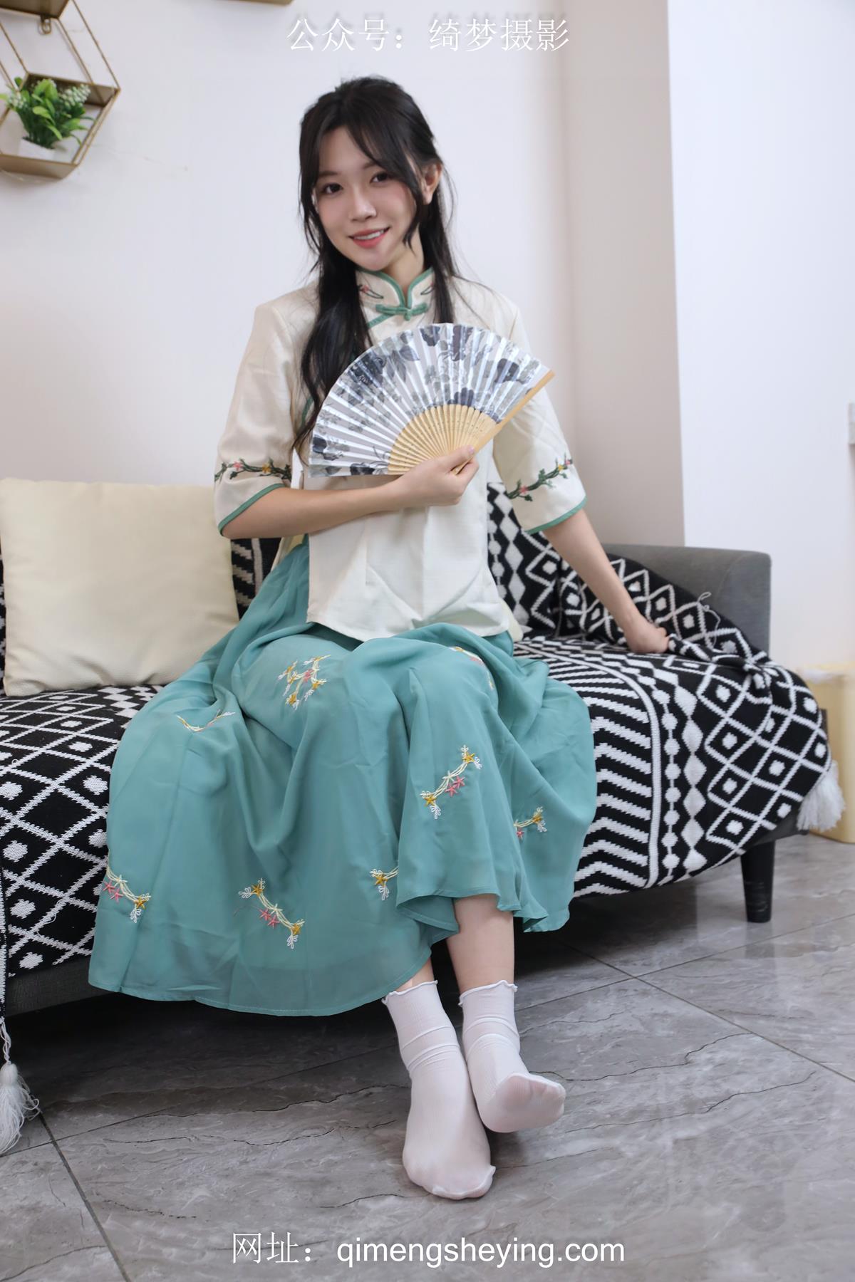 绮梦085期汉服小白袜 160P/1V/4.87G]插图