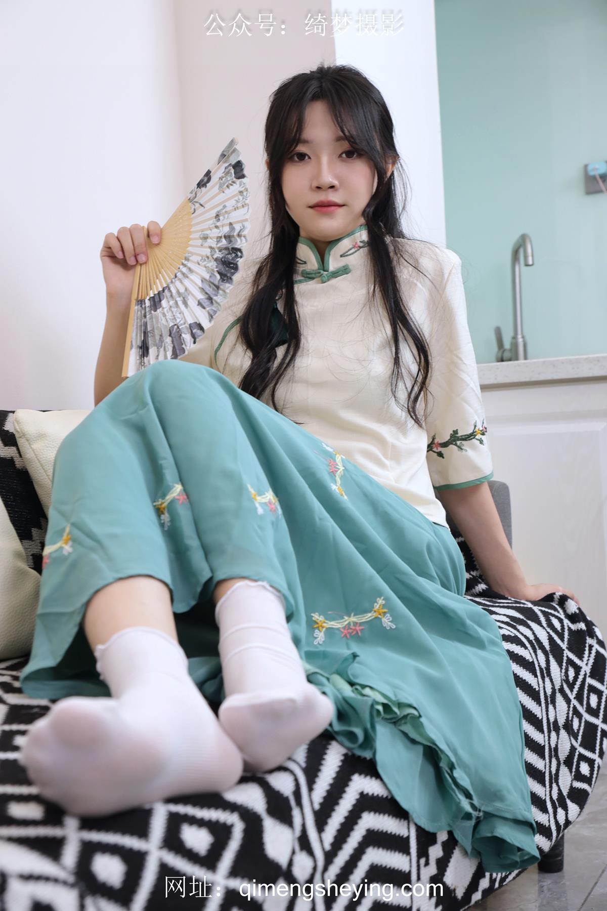 绮梦085期汉服小白袜 160P/1V/4.87G]插图3