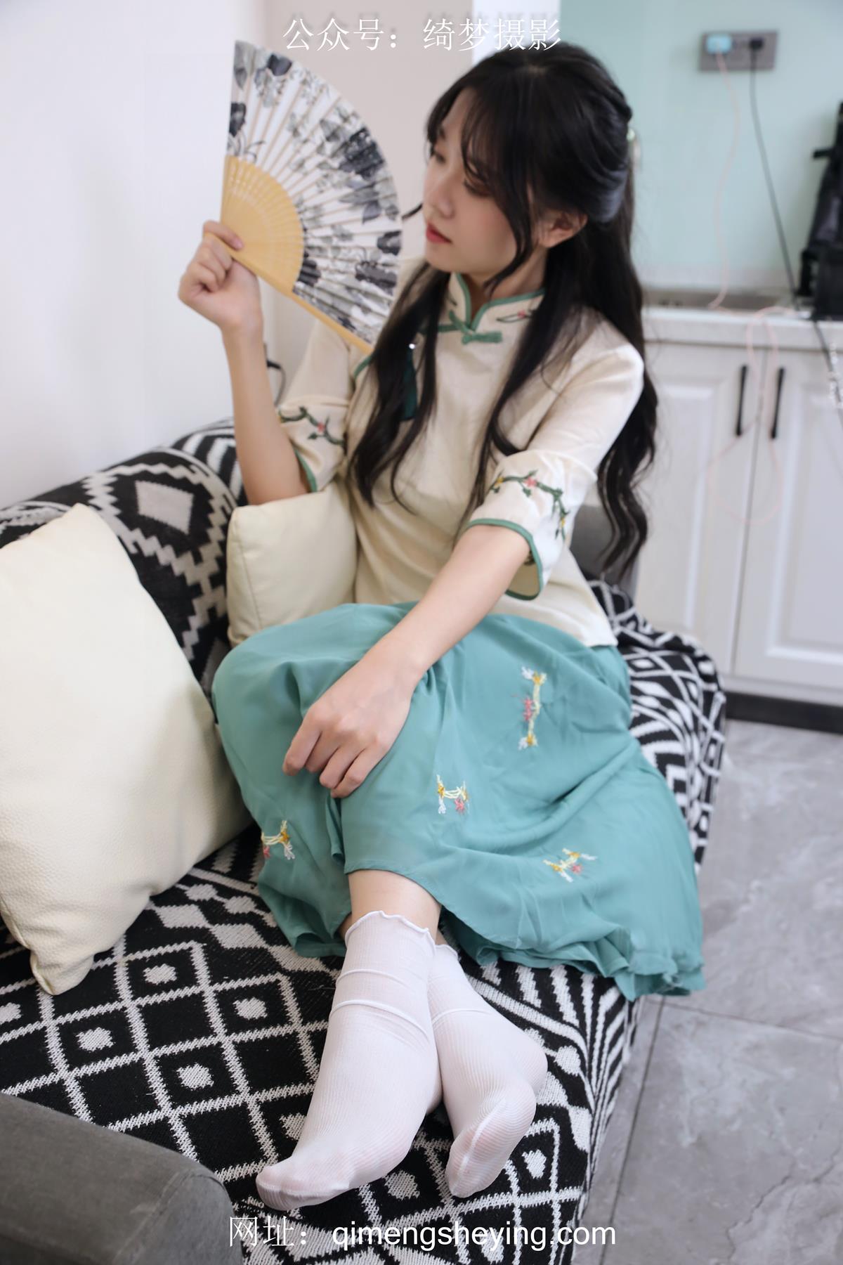 绮梦085期汉服小白袜 160P/1V/4.87G]插图5