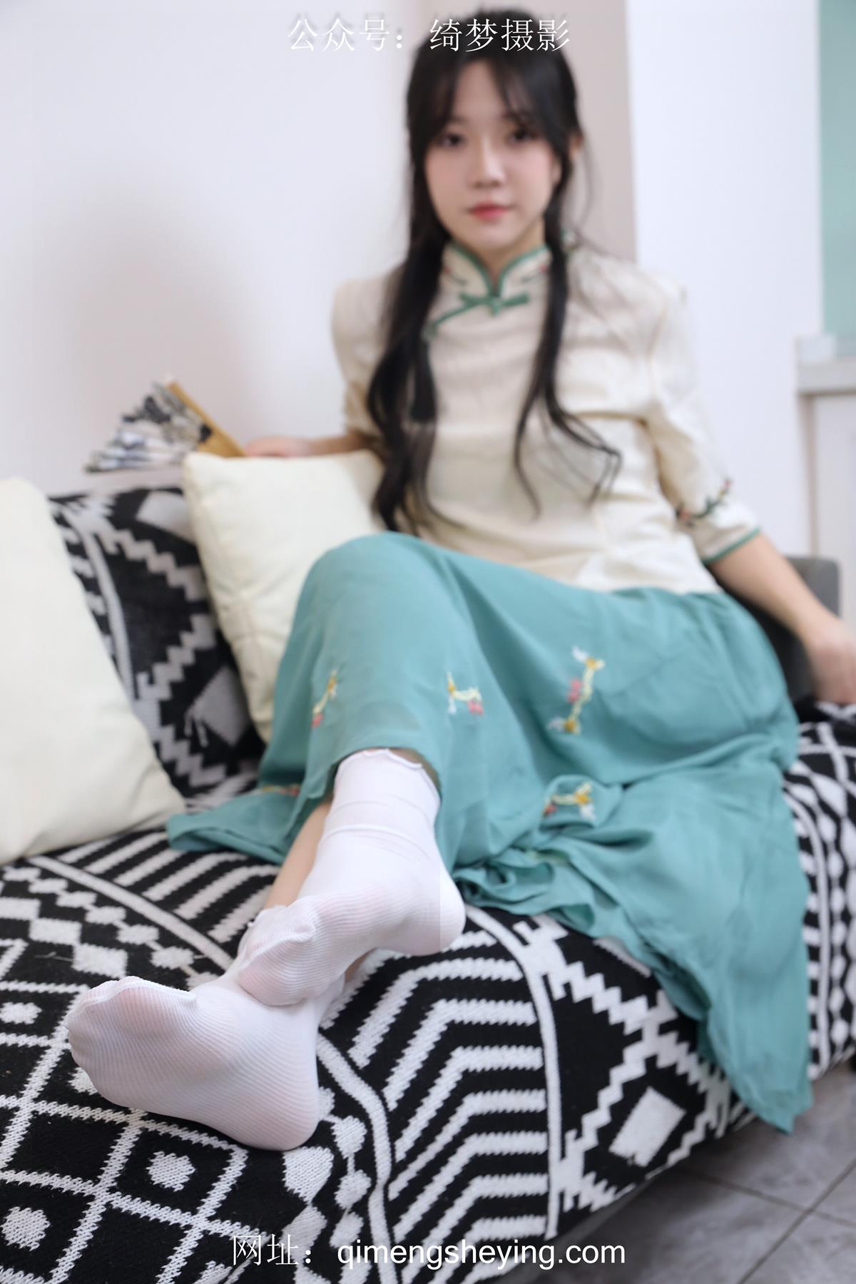 绮梦085期汉服小白袜 160P/1V/4.87G]插图7