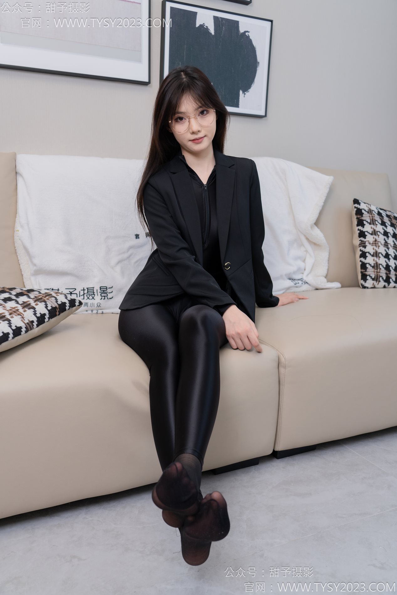甜予摄影完整版-119期：璇璇-长靴、黑丝（脚尖加固）[127P/2V/10.1G]插图7