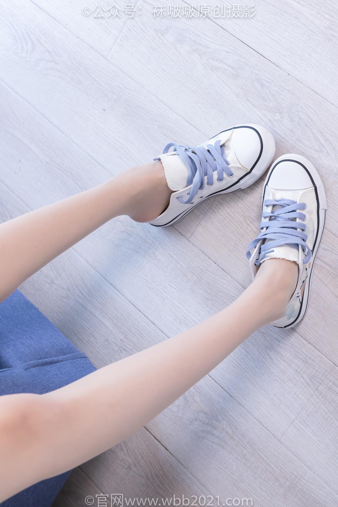 袜啵啵460期：稚予-JK至服、皮鞋、帆布鞋、薄白丝（脚尖加固款）[163P/1V/7.16G]插图4