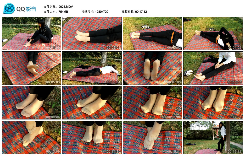 自由丝族视频出品 校园篇之草地上通透的水晶肉丝[1V/754M]插图