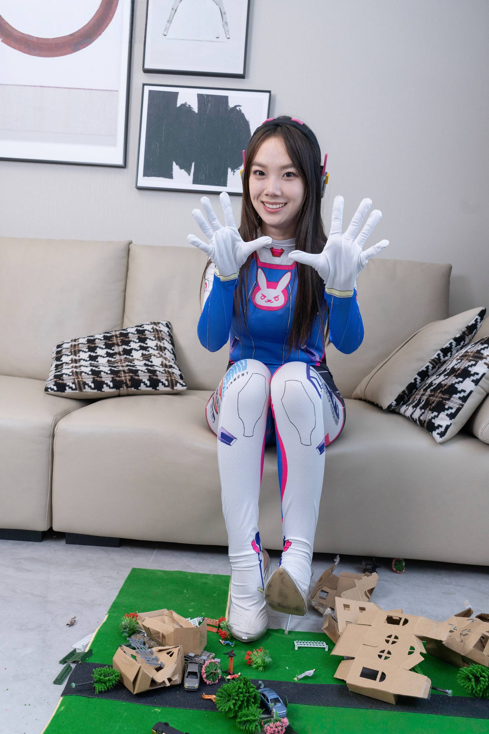 甜予232期：贝壳-高跟鞋、连体衣、小人国剧情剧情版[124P/1V/4.62G]插图3