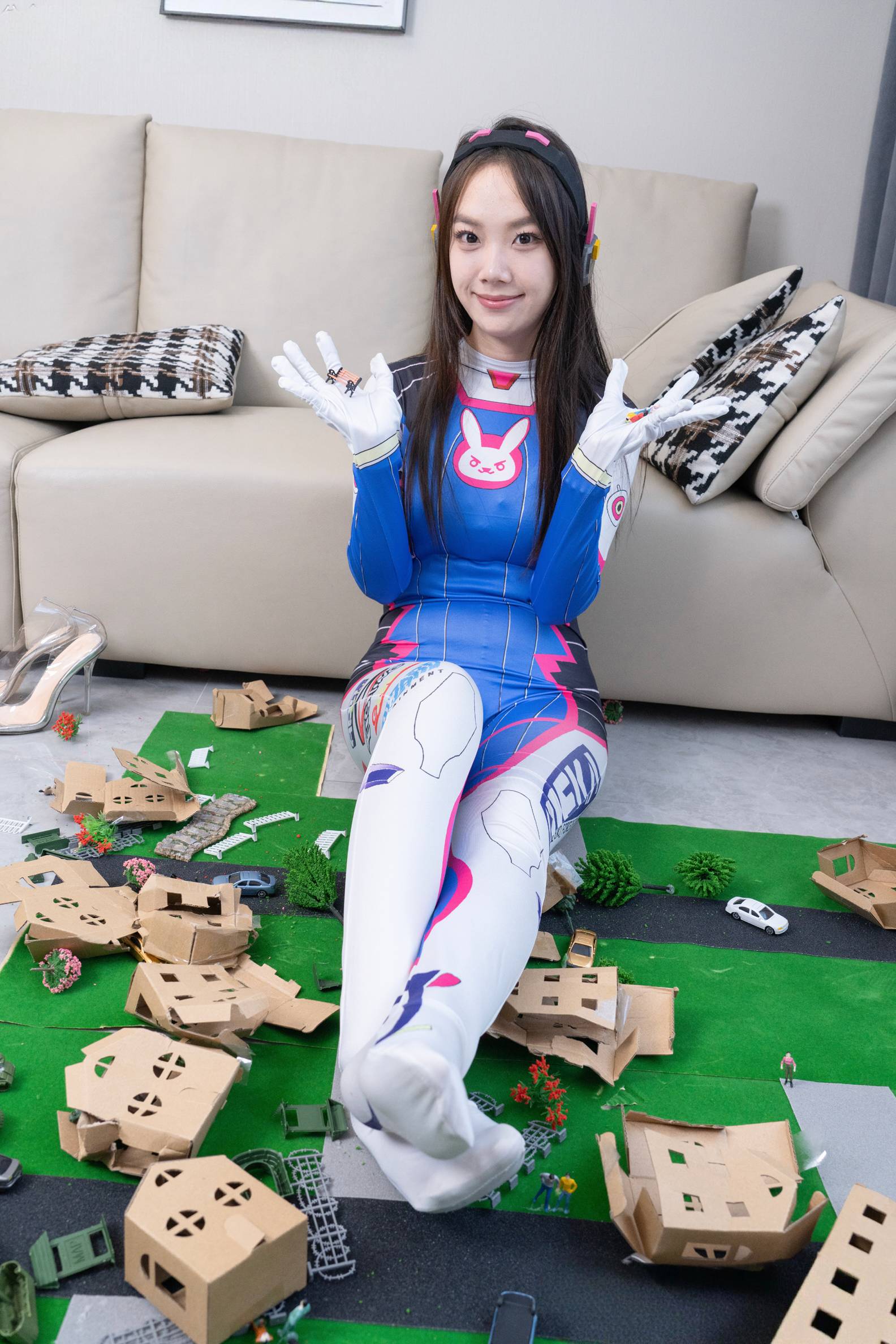 甜予232期：贝壳-高跟鞋、连体衣、小人国剧情剧情版[124P/1V/4.62G]插图1