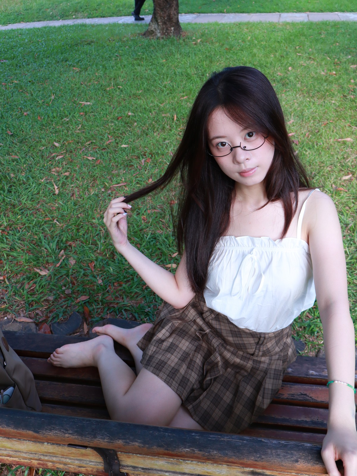 半框眼镜高颜值小妹 个人约拍 13号作品 [296P/52V/4.5G]插图2