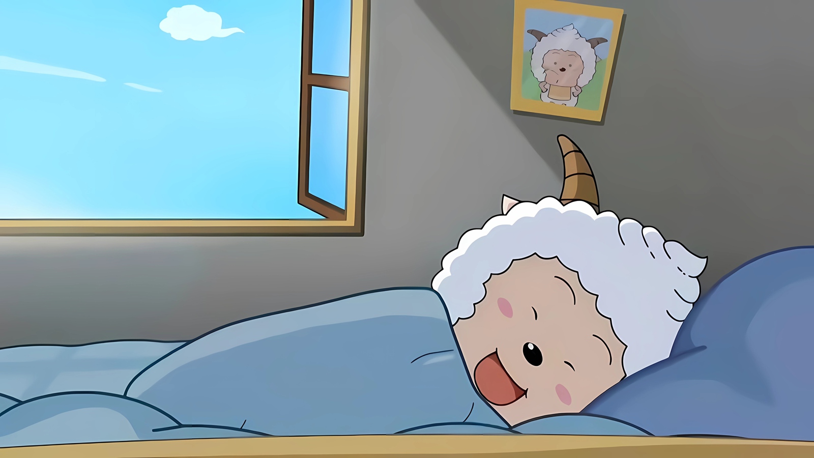 桌面壁纸 001 4K 懒羊羊睡觉4k壁纸插图