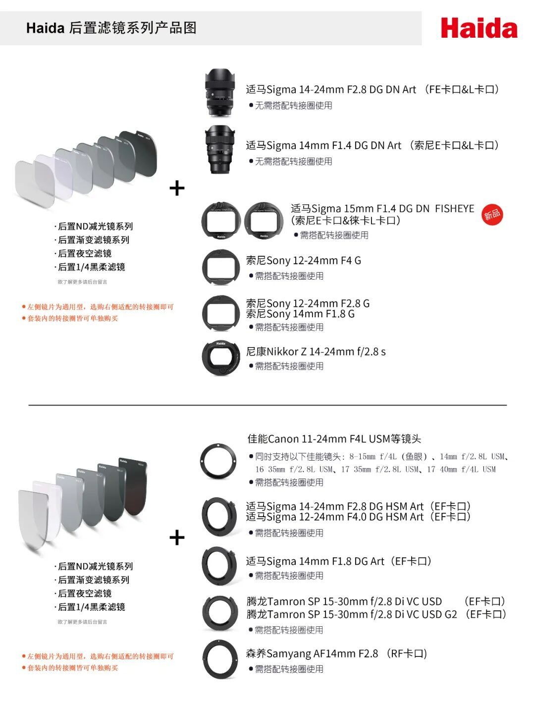 Haida后置滤镜For Sigma 15mm F1.4 DG DN FISHEYE发布插图4 Haida后置滤镜For Sigma 15mm F1.4 DG DN FISHEYE发布插图4