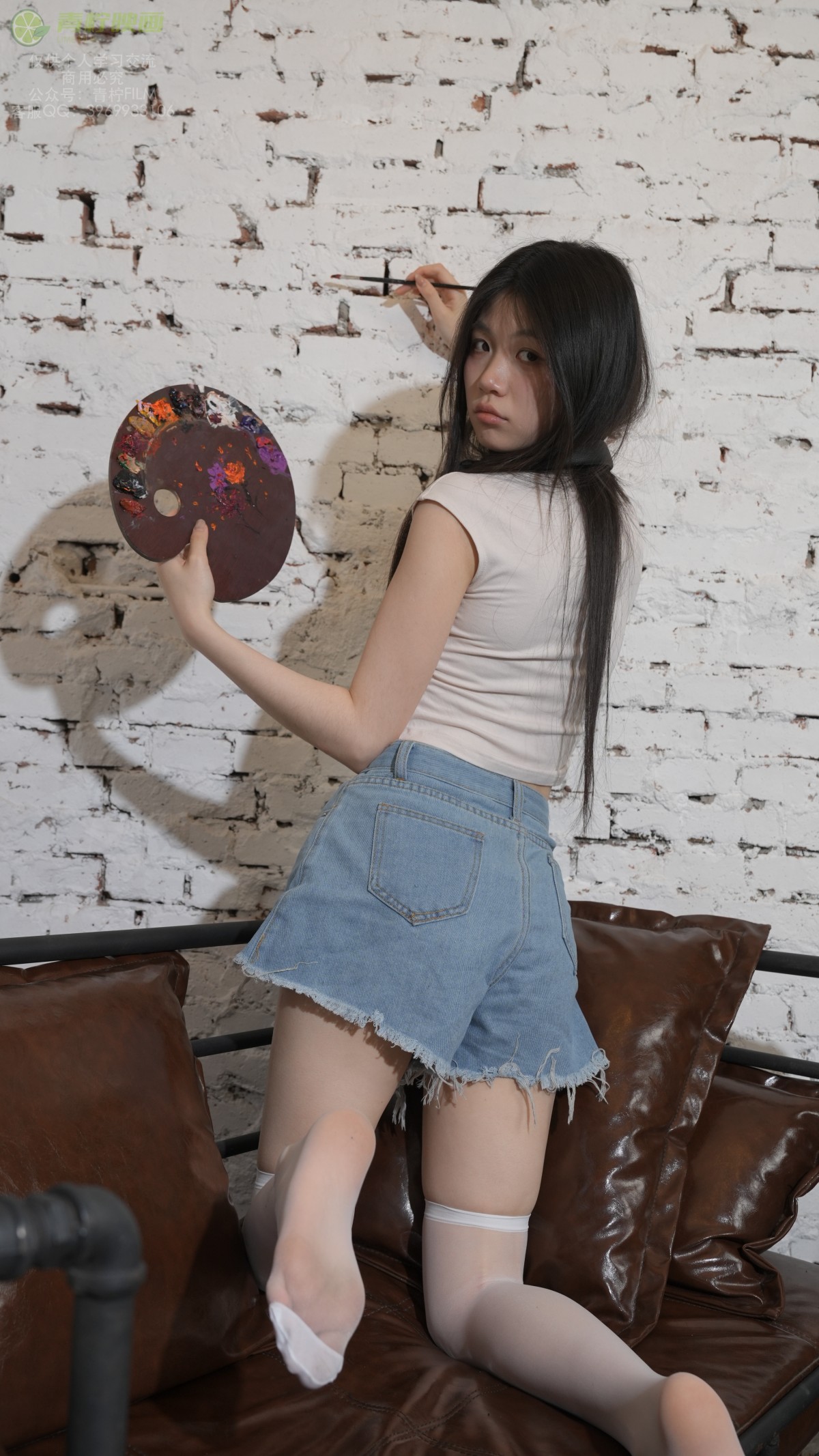 青柠映画 022期 小小 画油画 [76P/2V/2.7G]插图4