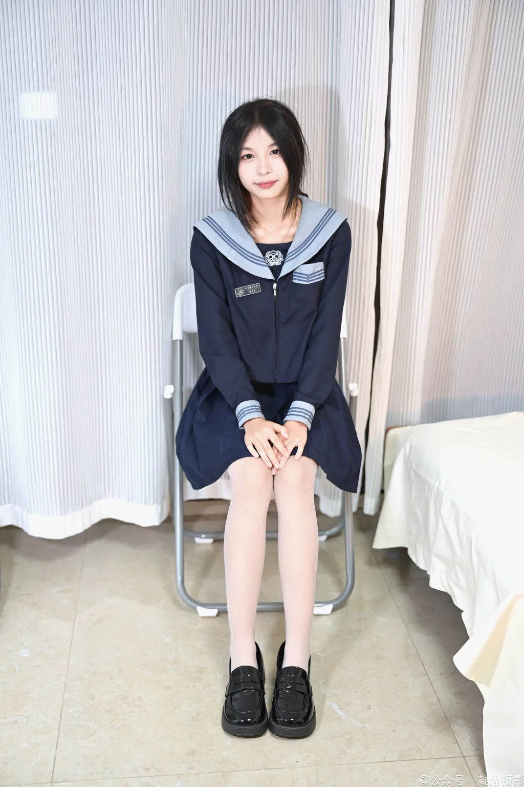 凝思摄影 NO.043 沅沅-JK至服、连裤白丝、小皮鞋[150P/1V/5.74GB]插图1