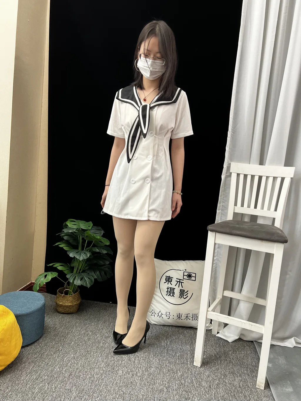 三禾摄影 NO.013 海军白裙 高跟[264P/1V/4.69GB]插图2