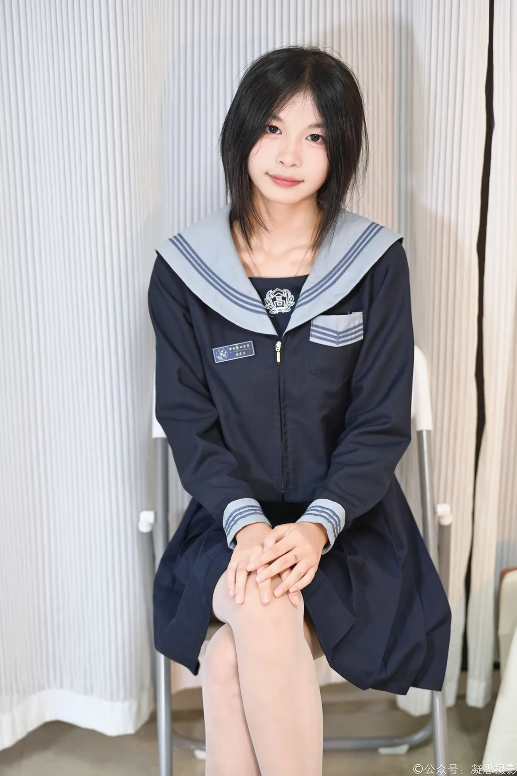 凝思摄影 NO.043 沅沅-JK至服、连裤白丝、小皮鞋[150P/1V/5.74GB]插图2