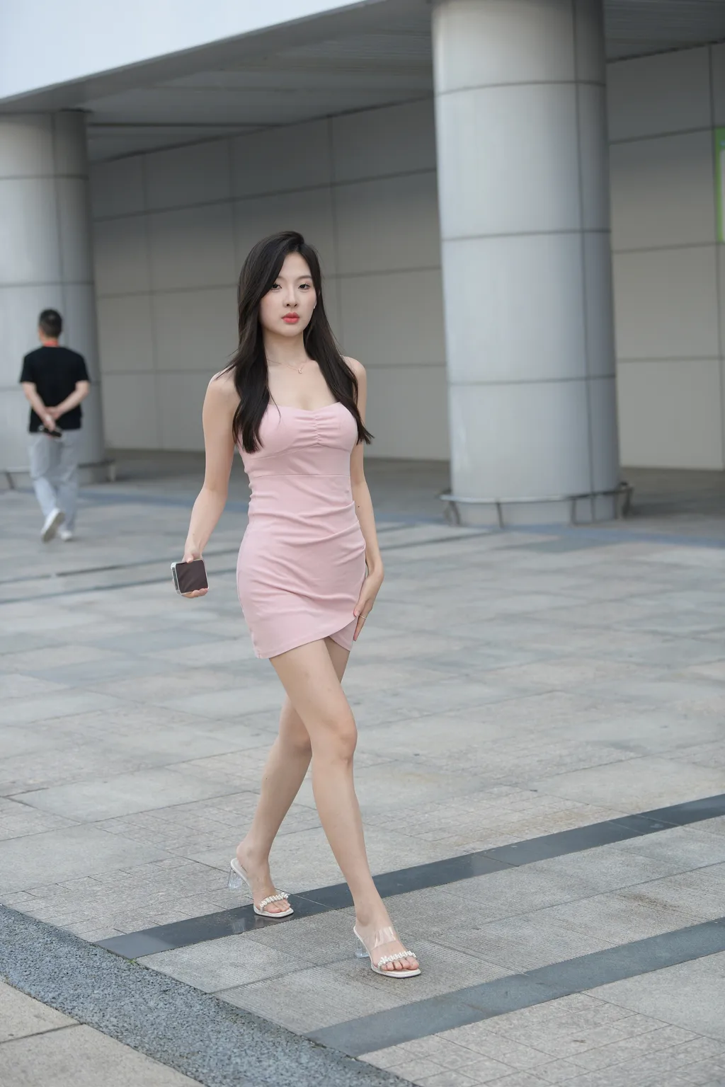 精选街拍作品 NO.6260 粉色系吊带裙[137P/300MB]插图2