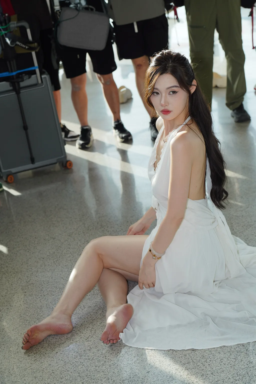 精选街拍作品 NO.6301 一袭白裙，凡尘精灵[128P/380MB]插图3