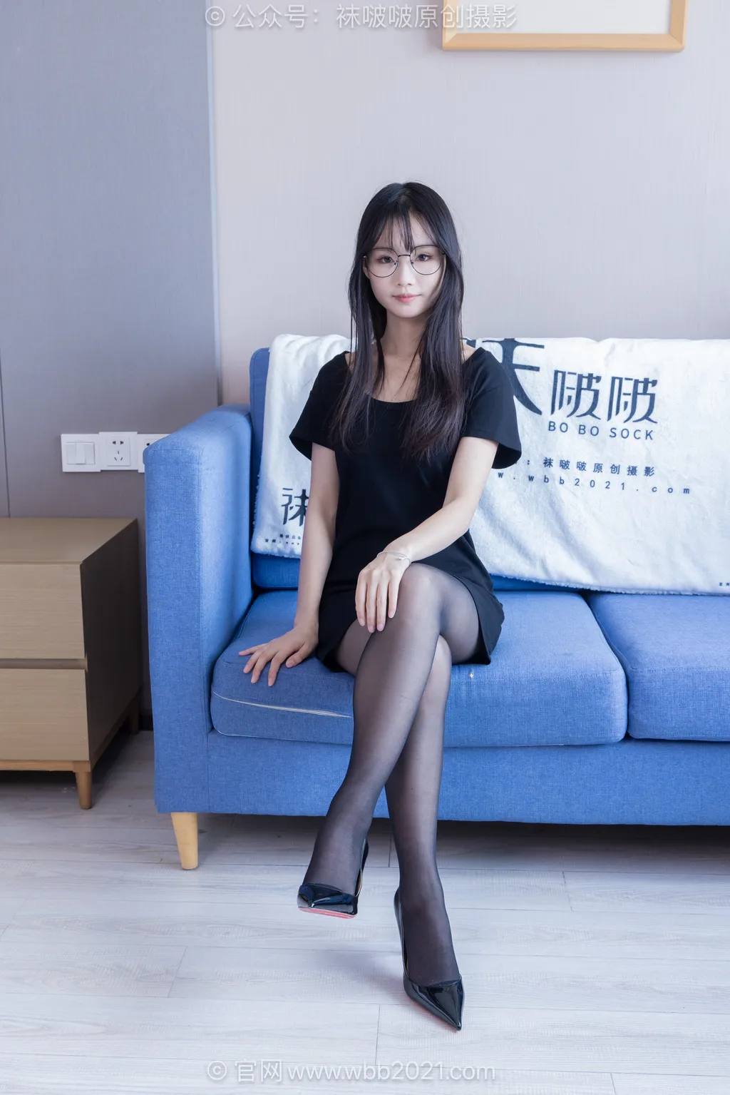 [BoBoSocks袜啵啵]NO.607 甜甜圈-高跟鞋、薄黑丝[147P/1V/6.01GB]插图2