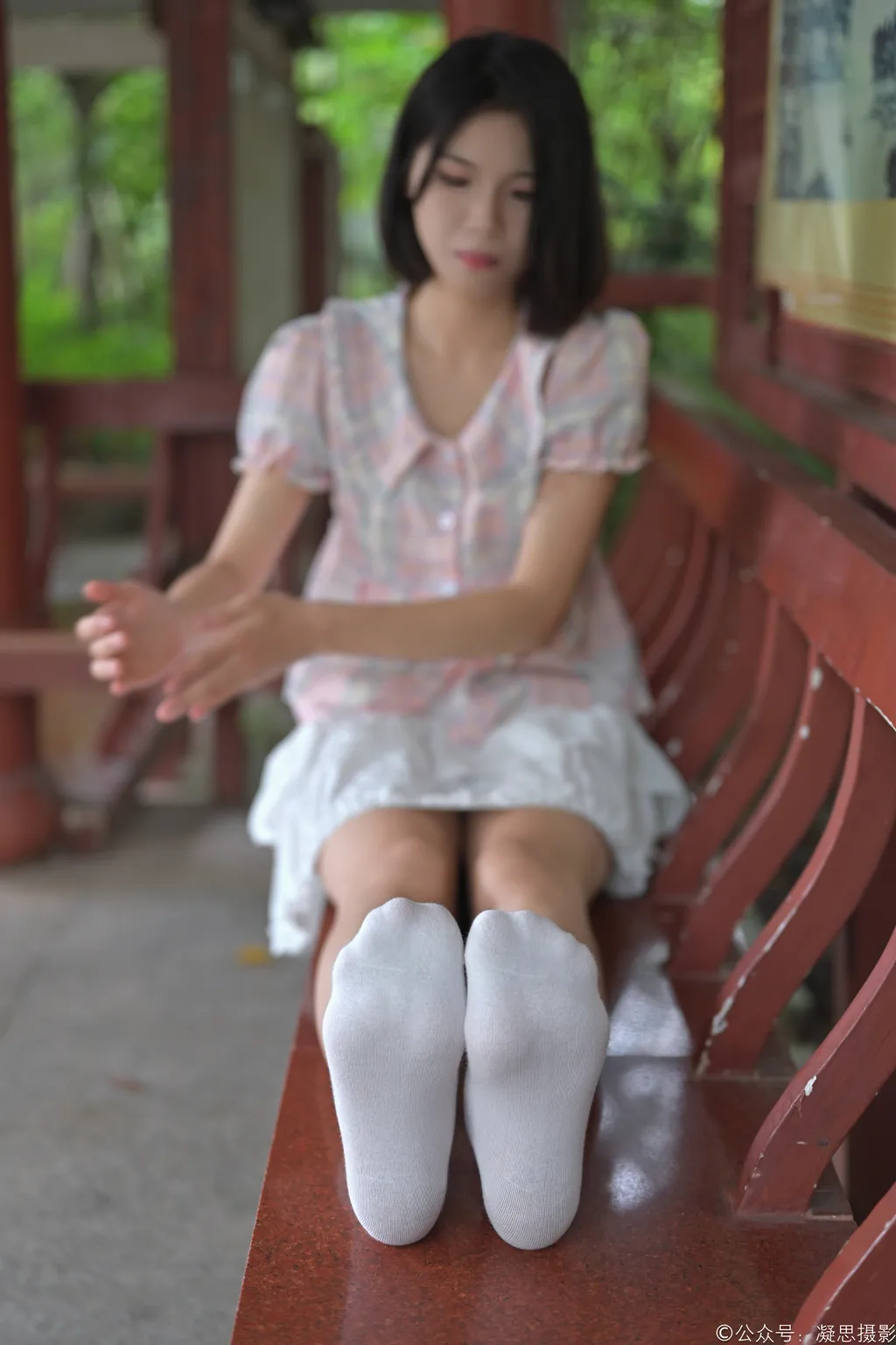 凝思摄影 NO.037 小睿-短裙、短白袜、平底鞋[150P/1V/5.85GB]插图3