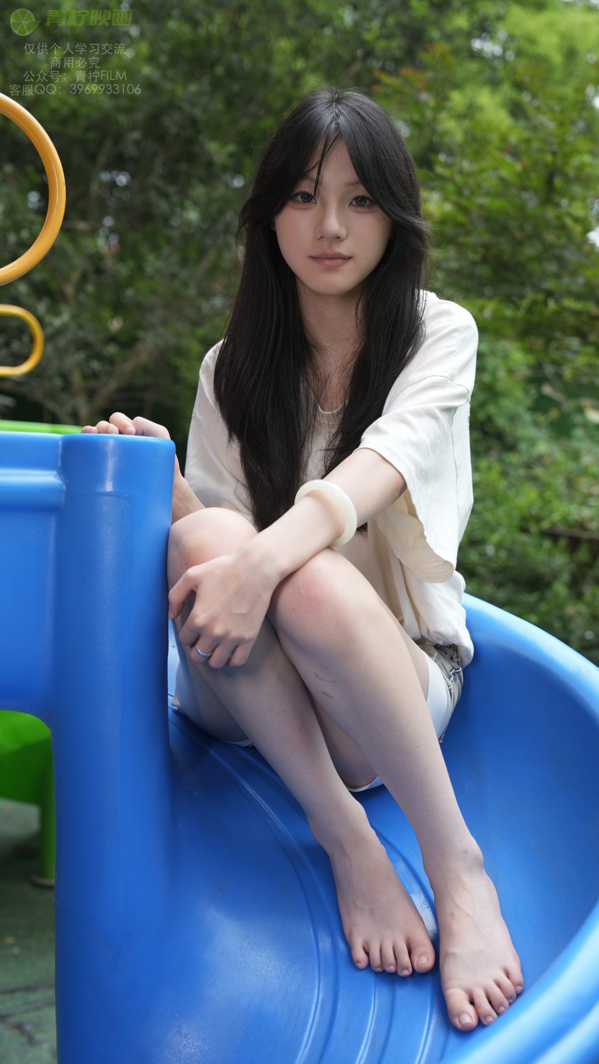 青柠映画 001期 阿慌 滑梯 [105P/2V/7.5G]插图4