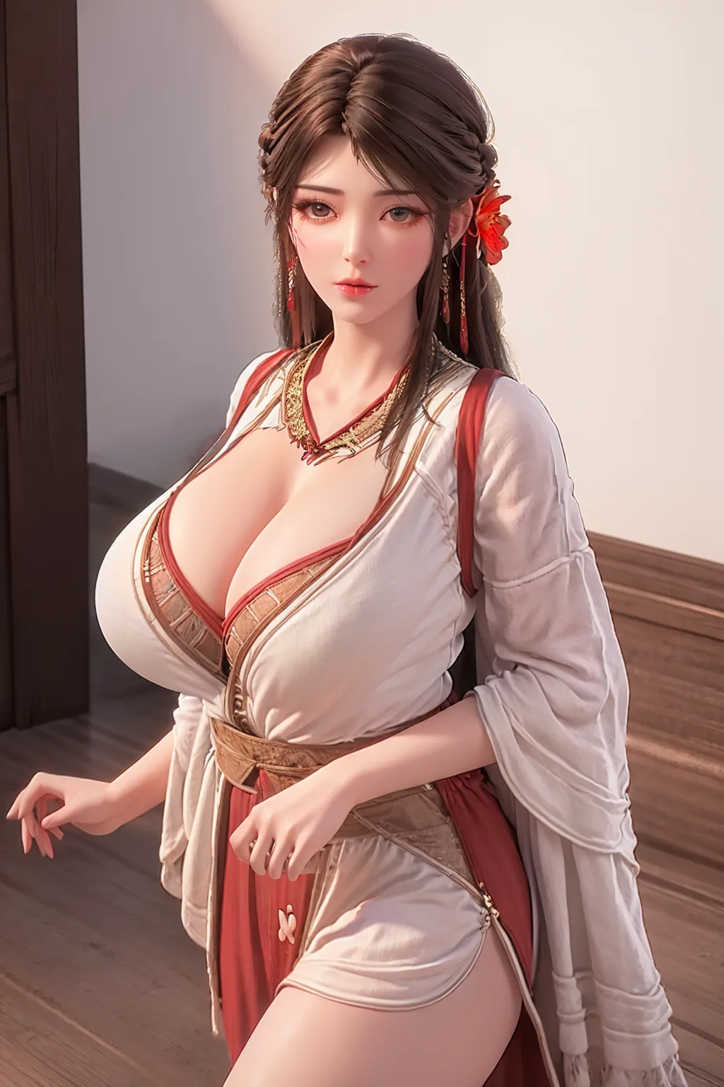 AI绘画 874 完美世界-火桑女[18P/109M]插图1