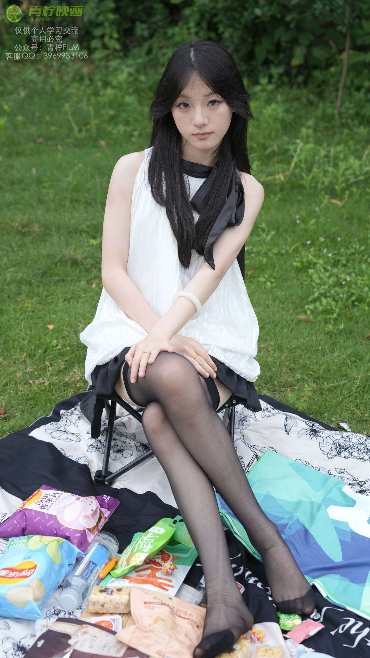 青柠映画 005期 阿慌 草坪露营 [128P/2V/6.2G]插图5