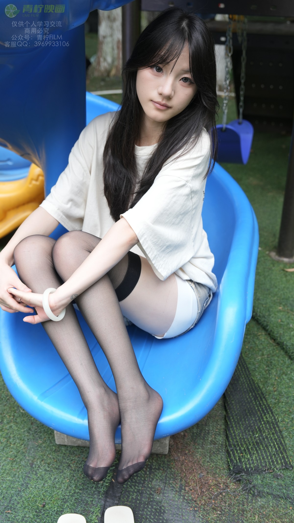 青柠映画 001期 阿慌 滑梯 [105P/2V/7.5G]插图15