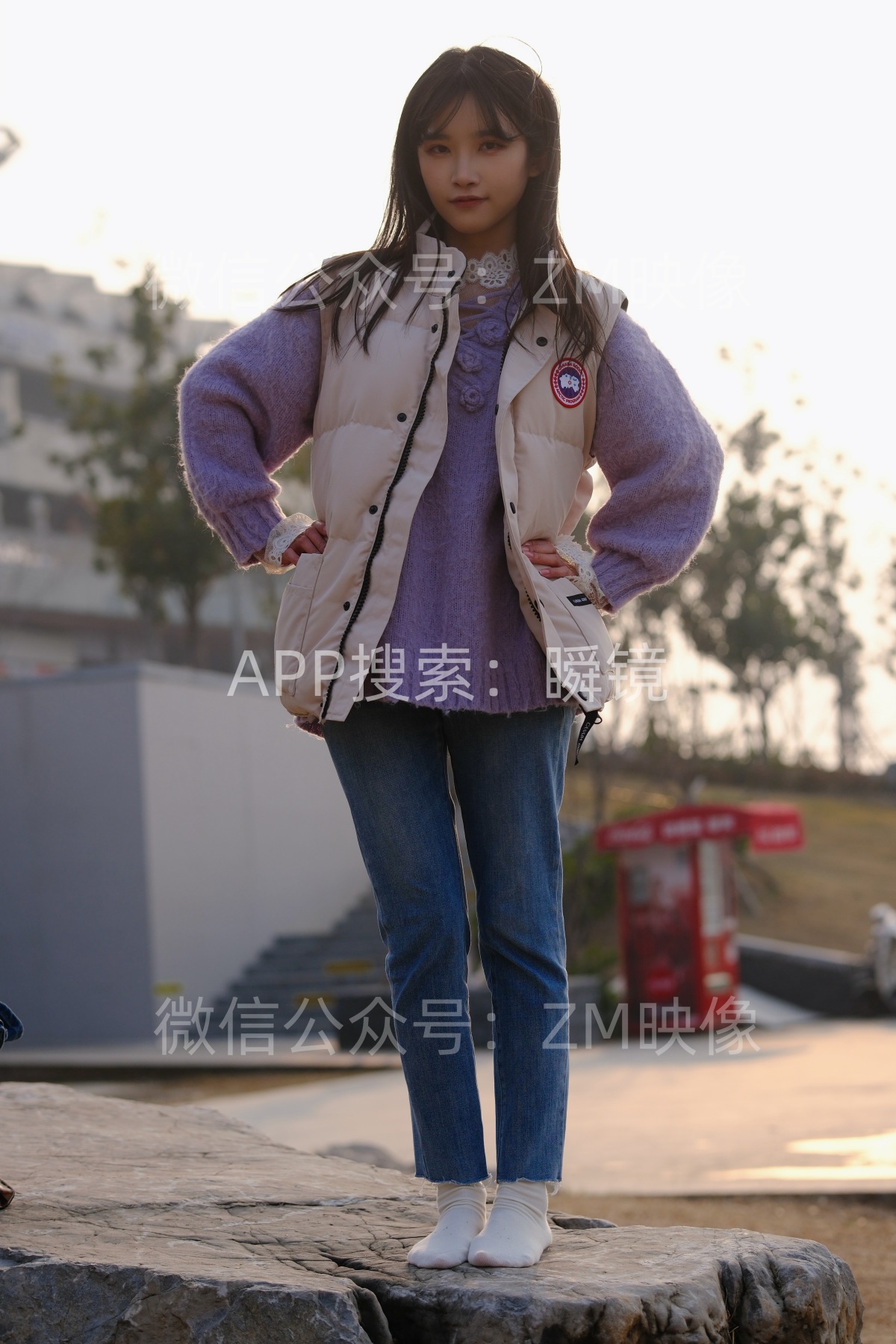 织梦映像 芝士紫薯 白袜版 [282P/1V/4.6G]插图6