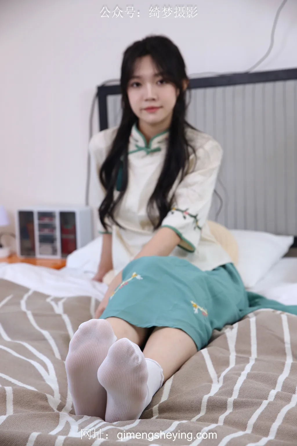 绮梦摄影 085期汉服小白袜 [160P/1V/4.87G]插图3