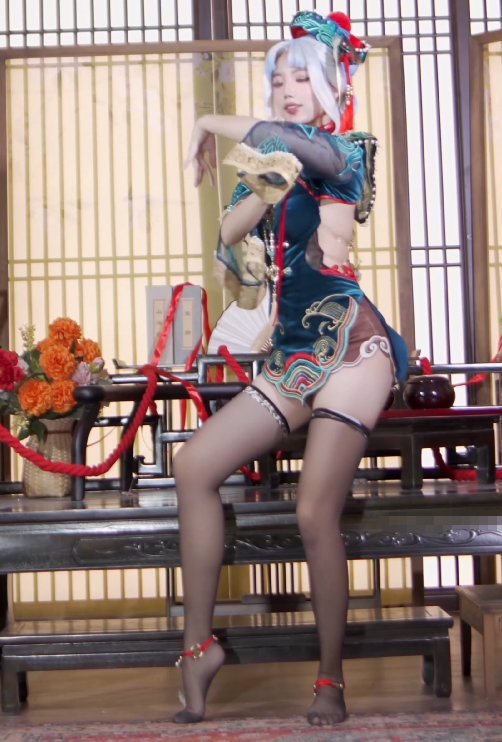 腿控舞蹈小师妹下山咯[39V/5.81G]插图1