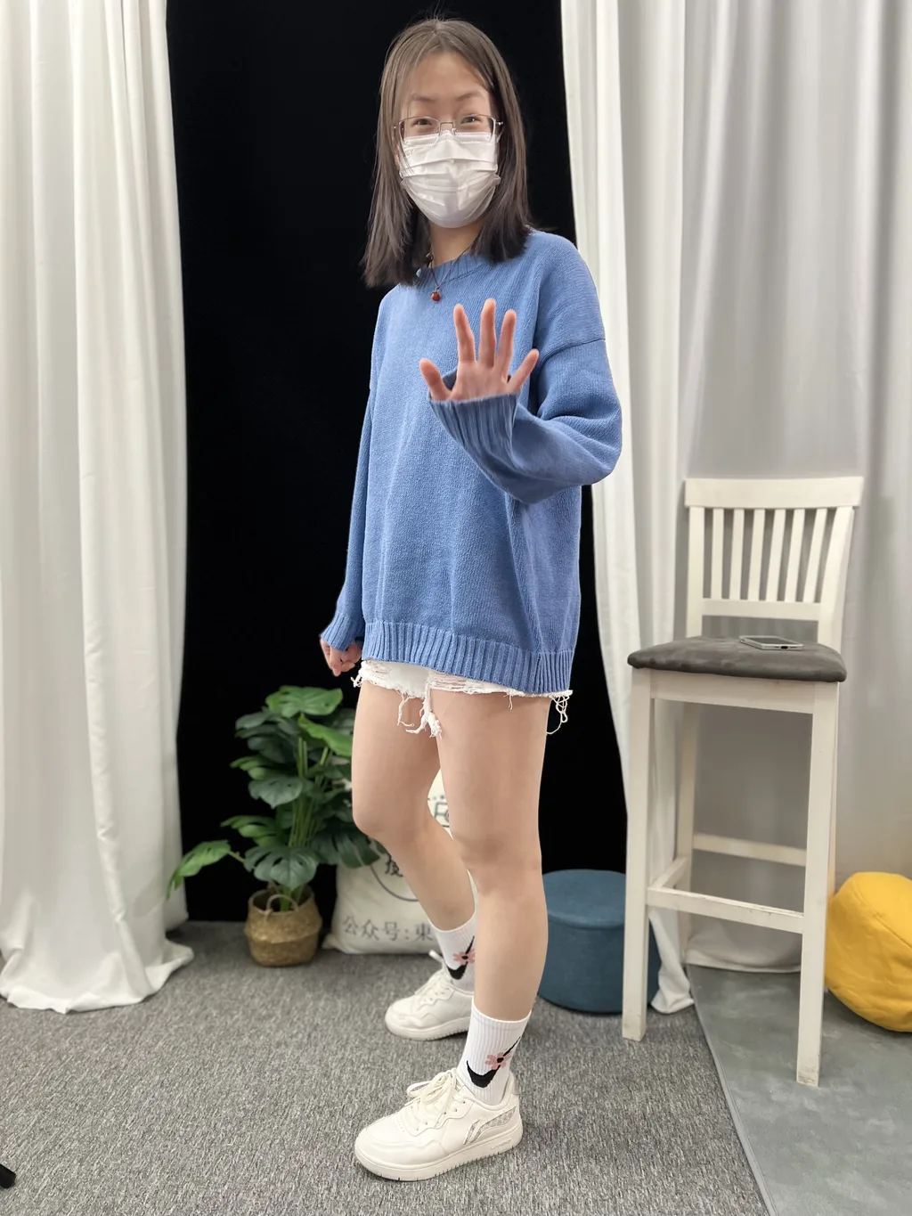 三禾摄影 NO.033 休闲短裤 棉袜 小白鞋[183P/2V/4.13GB]插图1