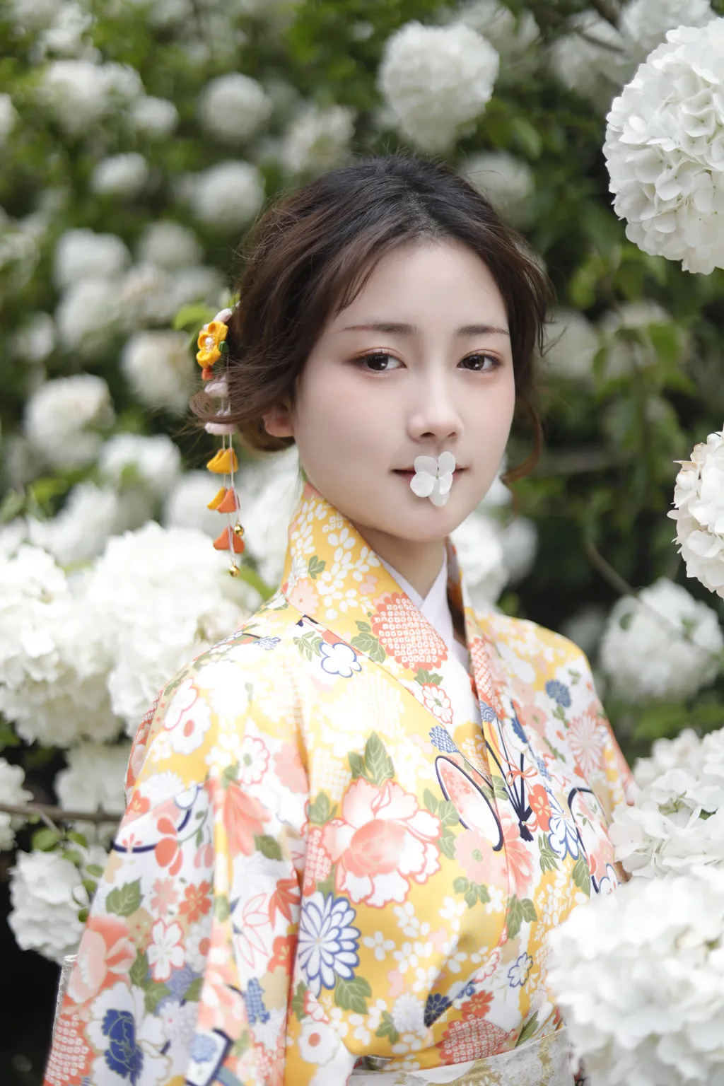 [YITUYU艺图语]2022.12.19 绣球花少女 3F-WX[23+1P/445MB]插图