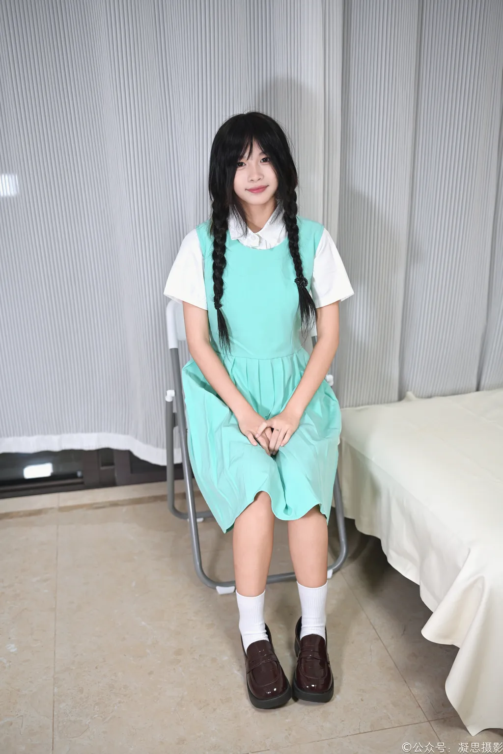 凝思摄影 NO.050 沅沅-连衣裙、短白袜、小皮鞋[145P/1V/5.40GB]插图1