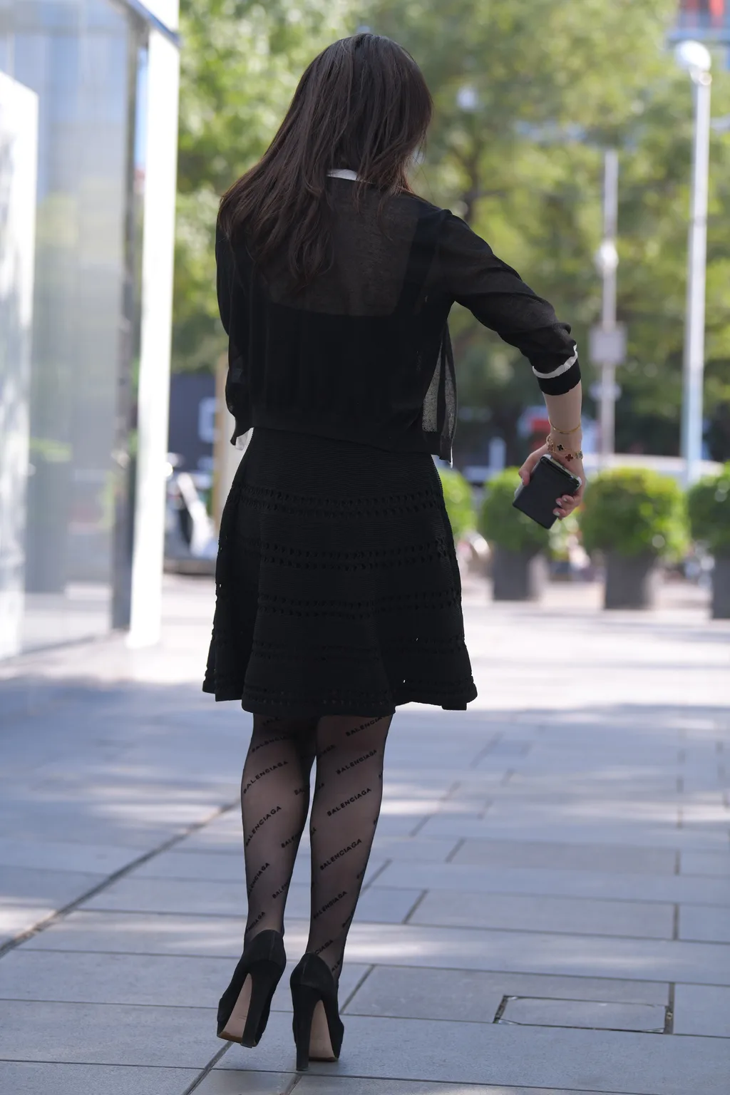 精选街拍作品 NO.6382 知性黑色系女王[239P/512MB]插图1