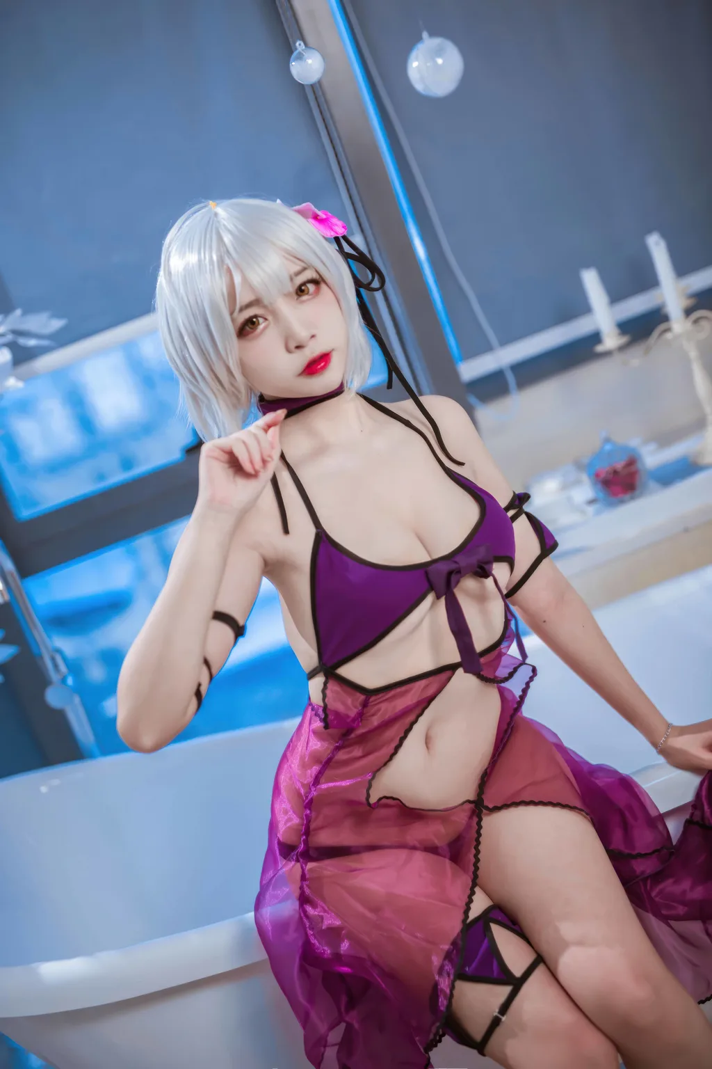 二佐Nisa – FGO 黑贞水着[40P/277MB]插图1