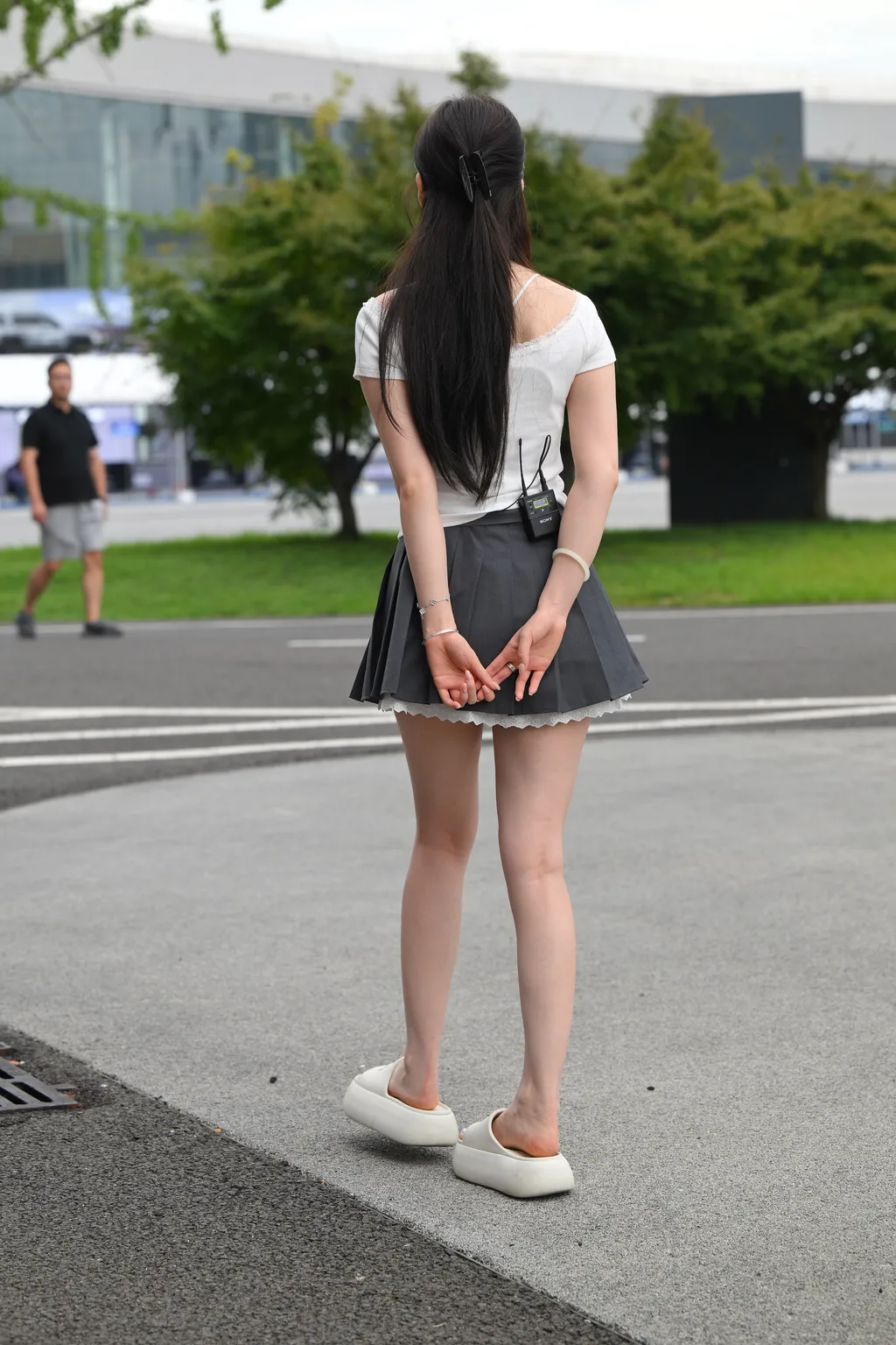 精选街拍作品 NO.6360 甜美T恤百褶裙[188P/429MB]插图2