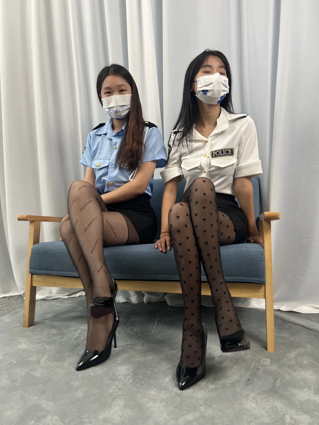 三禾摄影 NO.042 黑丝 高跟 帆布鞋[247P/909MB]插图3