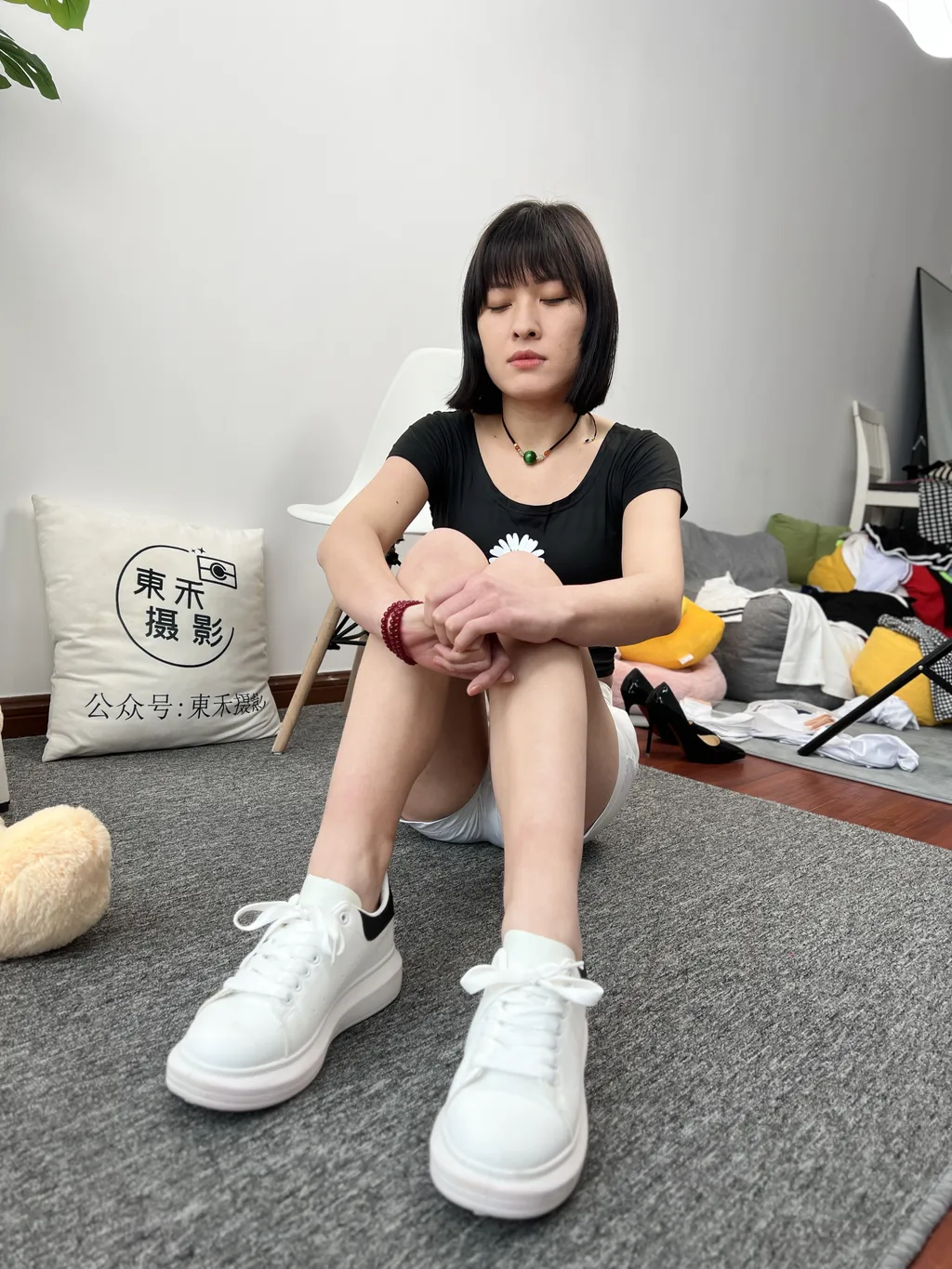 三禾摄影 NO.038 休闲短裤 棉袜 小白鞋[279P/1V/1.54GB]插图