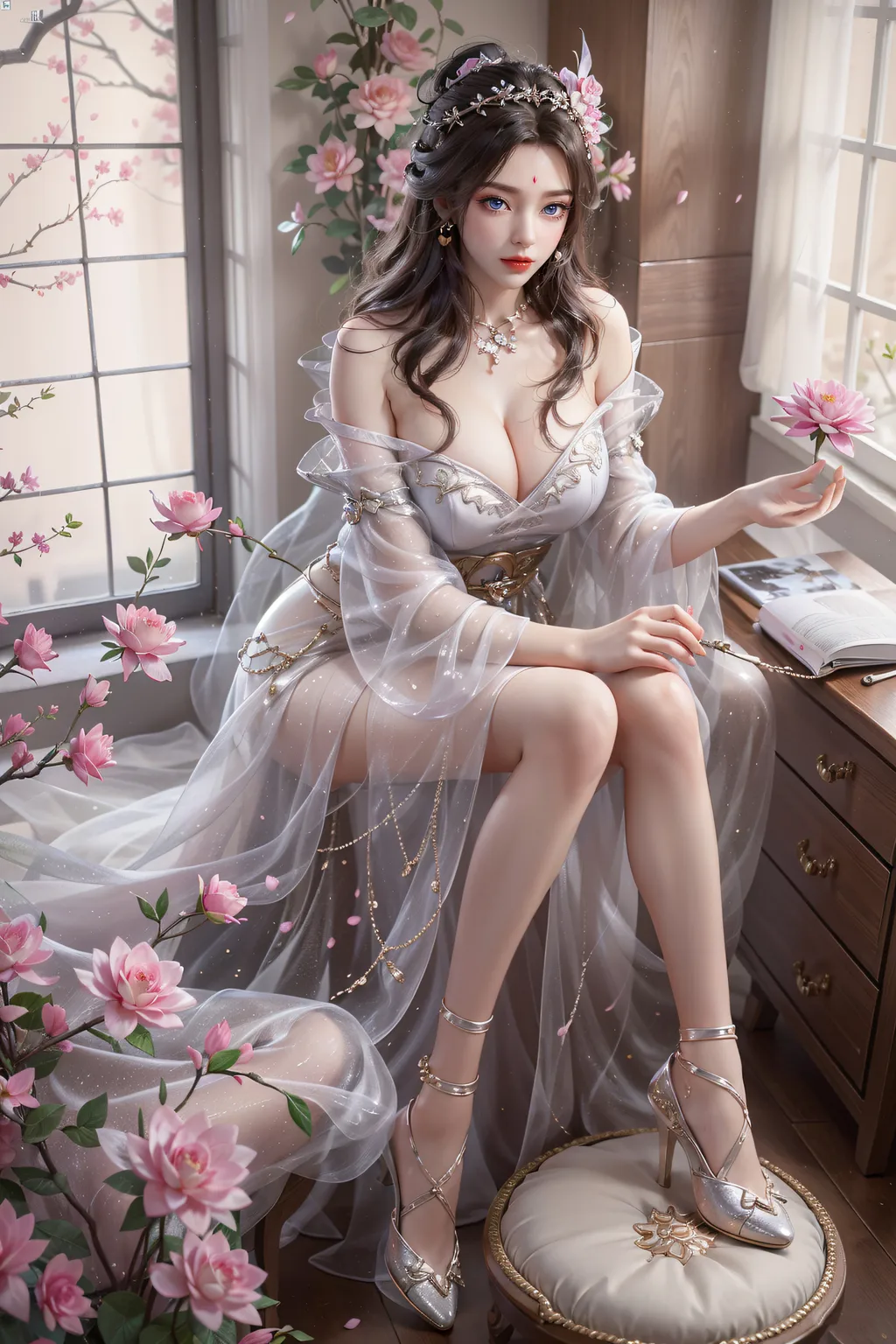 AI绘画 911 完美-月婵[36P/203MB]插图