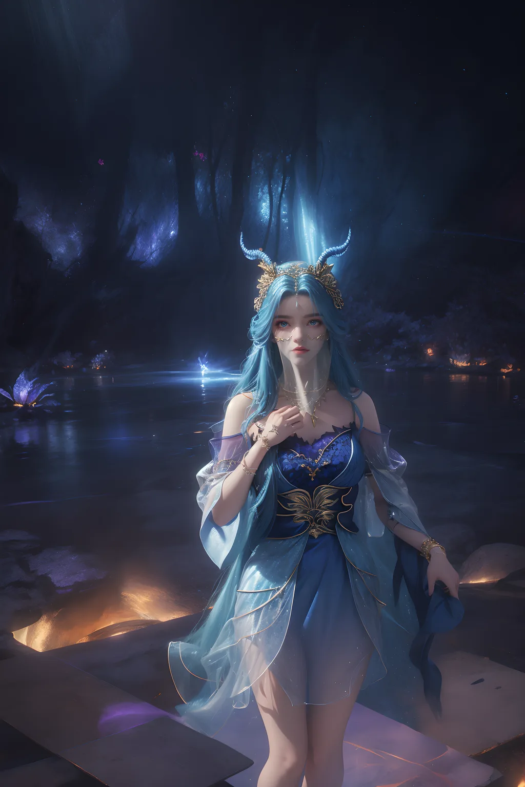 AI绘画 932 龙女[21P/290MB]插图3