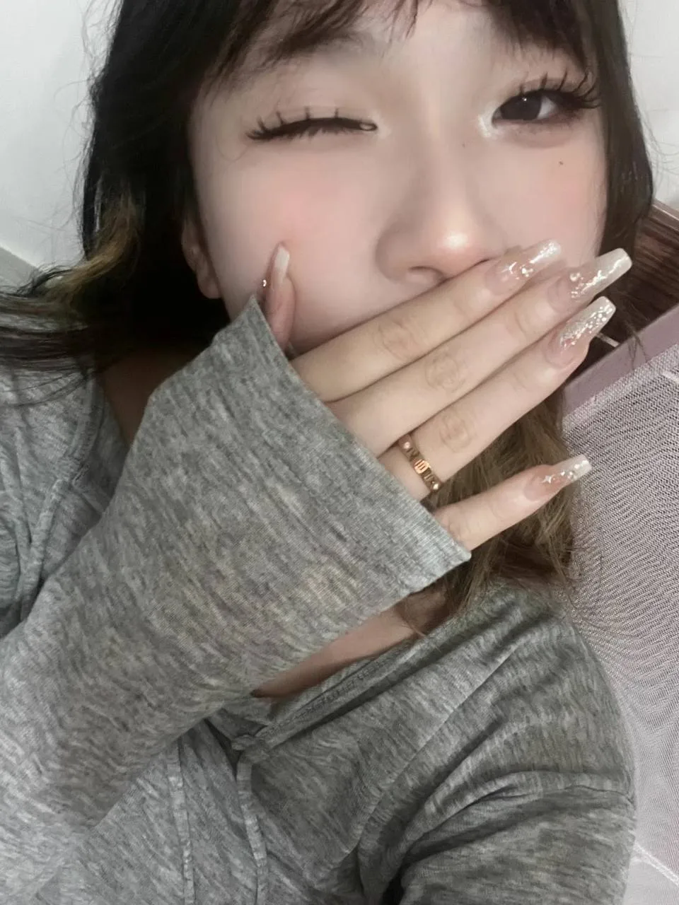 脚模面试脸足同框套路系列-196 學姐 [2V/15M]插图1