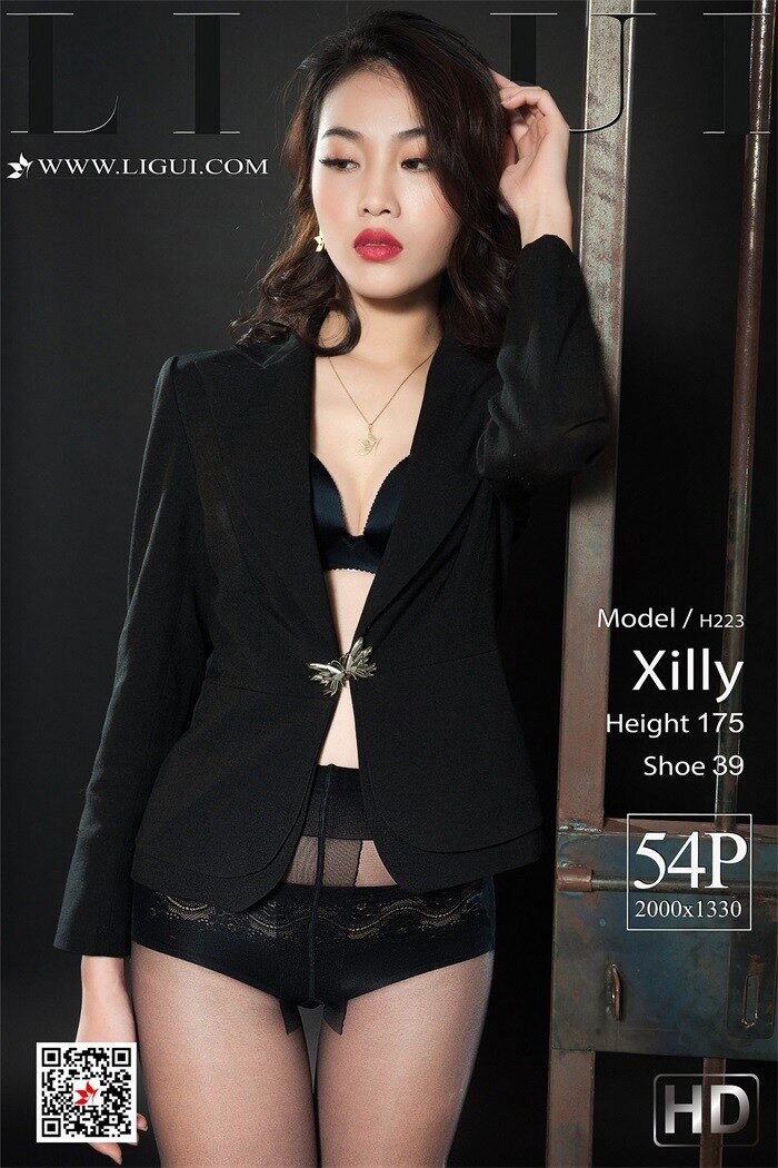 [Ligui丽柜] 2018.12.02 逃不掉的黑丝 Model Xilly [54P/77MB]