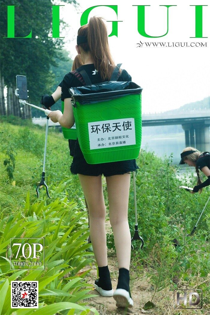 [Ligui丽柜] 2019.07.24 网络丽人 Model 环保天使 [70+1P/63MB]