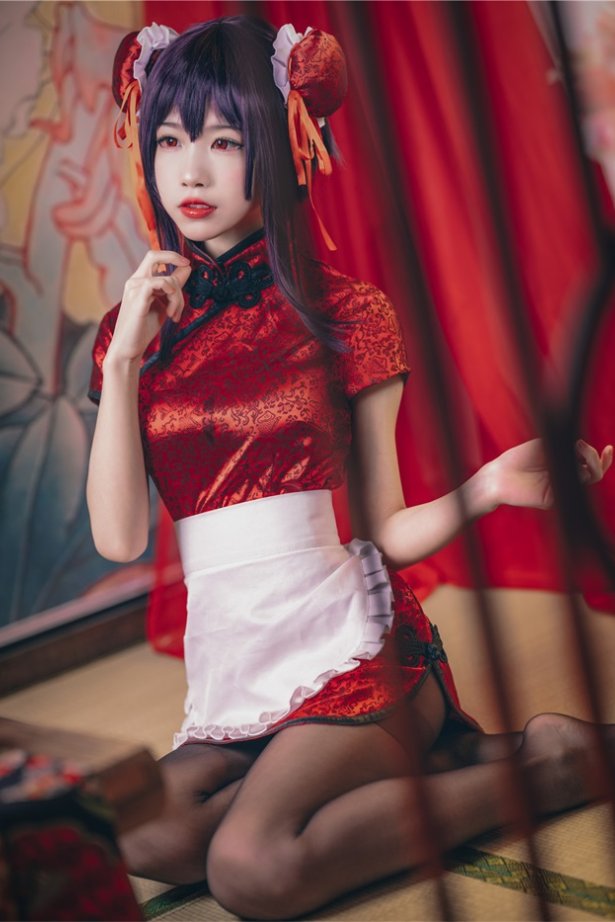 知名动漫博主@水淼aqua 霞之丘诗羽 旗袍 [29P/586MB]