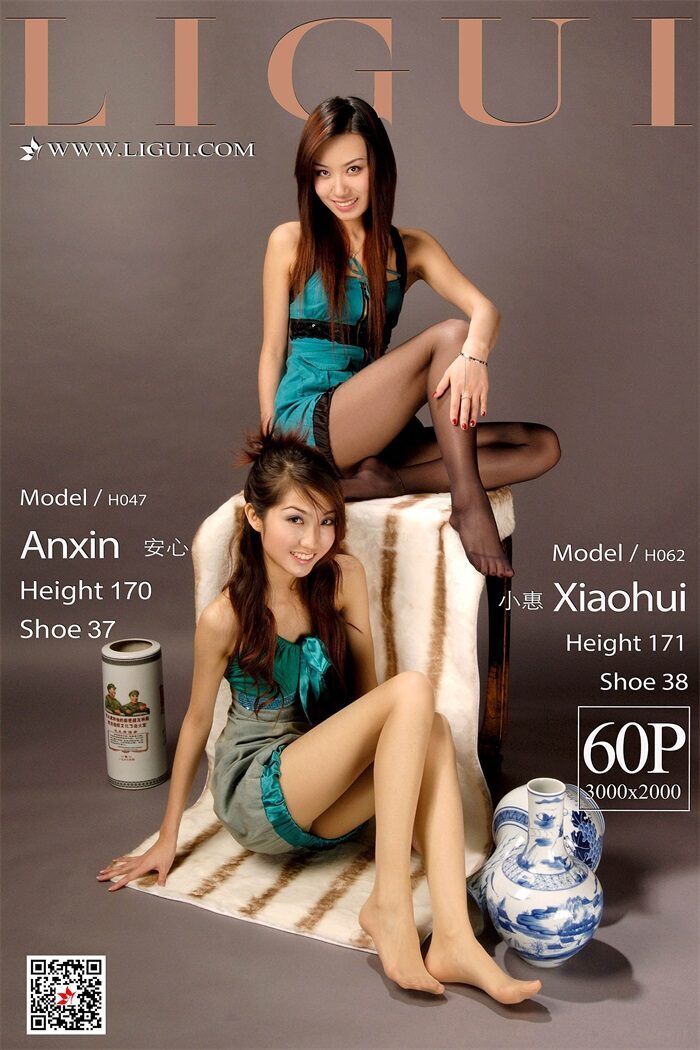 [Ligui丽柜] 2019.12.29 网络丽人 双丝姐妹花 小惠&安心 [61P/152MB]