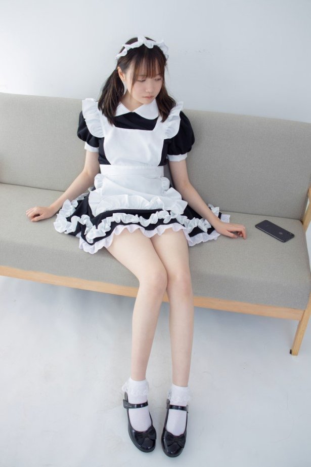 森萝财团写真 JKFUN-051 百圆定制2-2 蕾SI花边短袜钕仆 Aika [32P/1V/2.06GB]