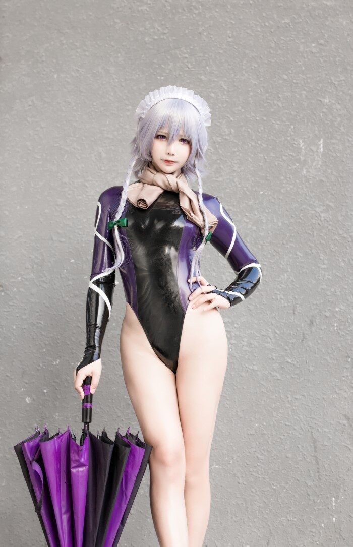 微博红人Coser@抱走莫子aa 最新胶衣 [11P/100MB]